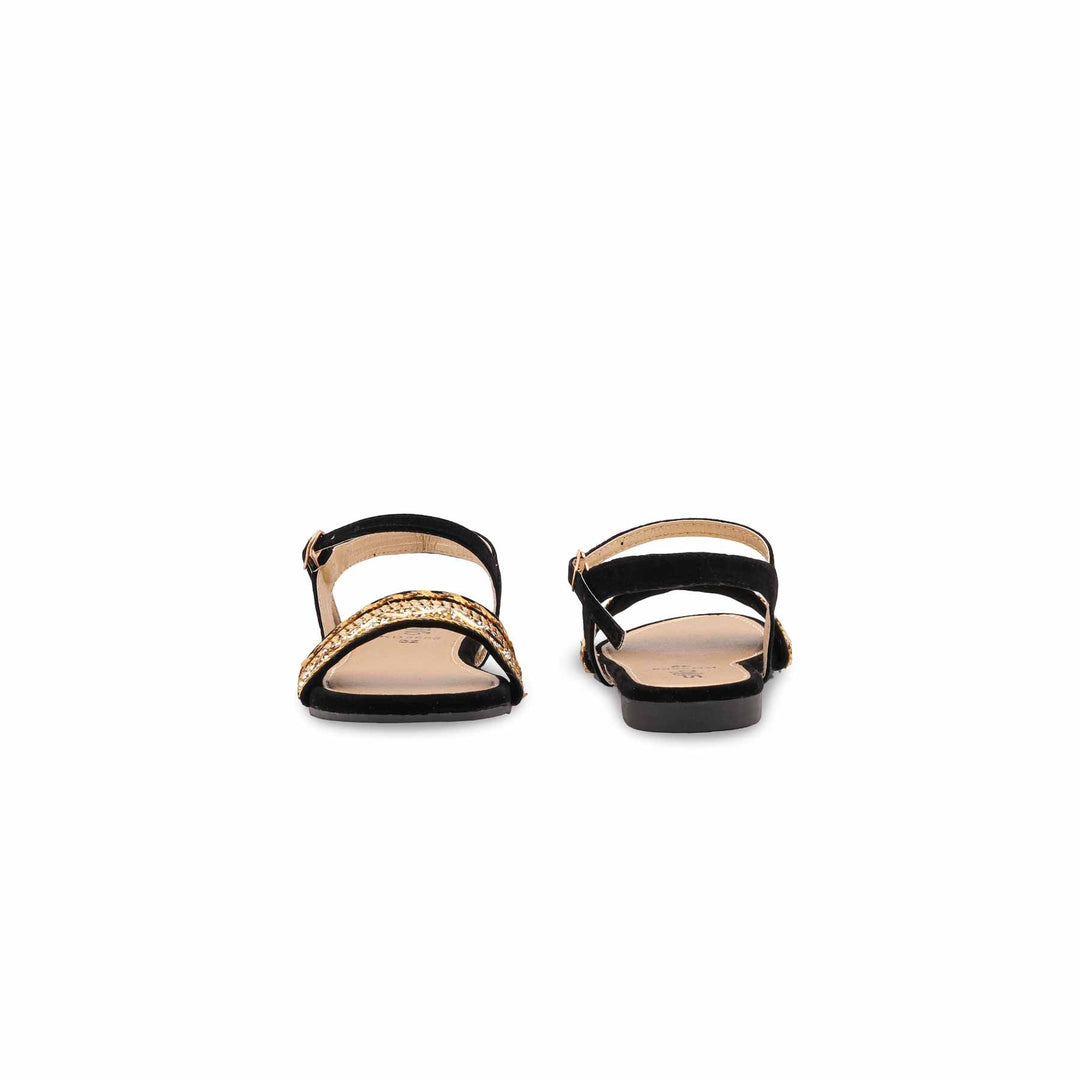 Girls Black Formal Sandal KD5882