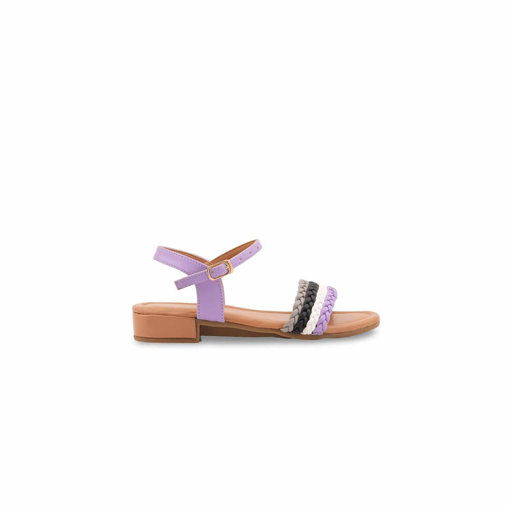 Girls Lilac Formal Sandal KD5896