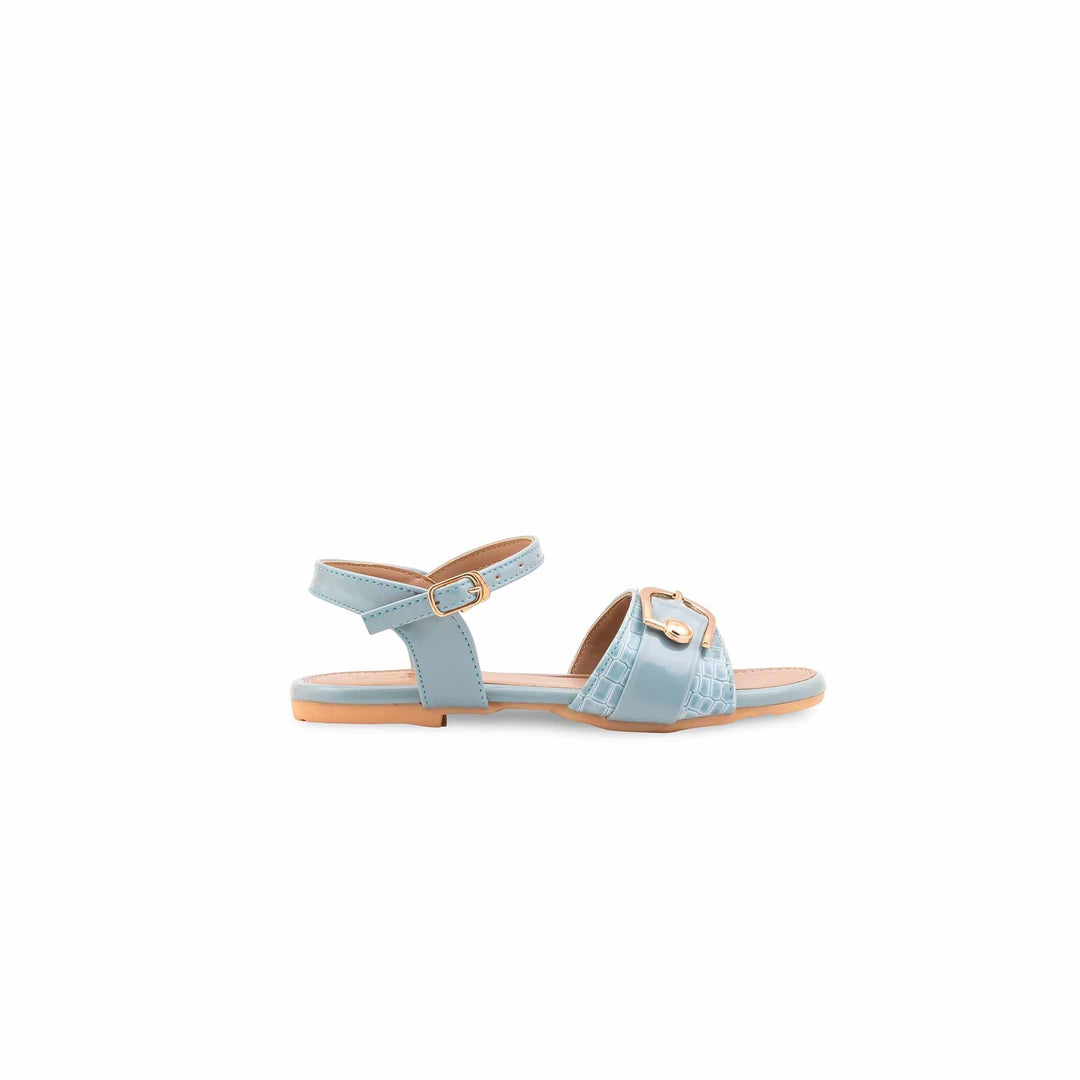 Girls Sky Blue Formal Sandal KD5898