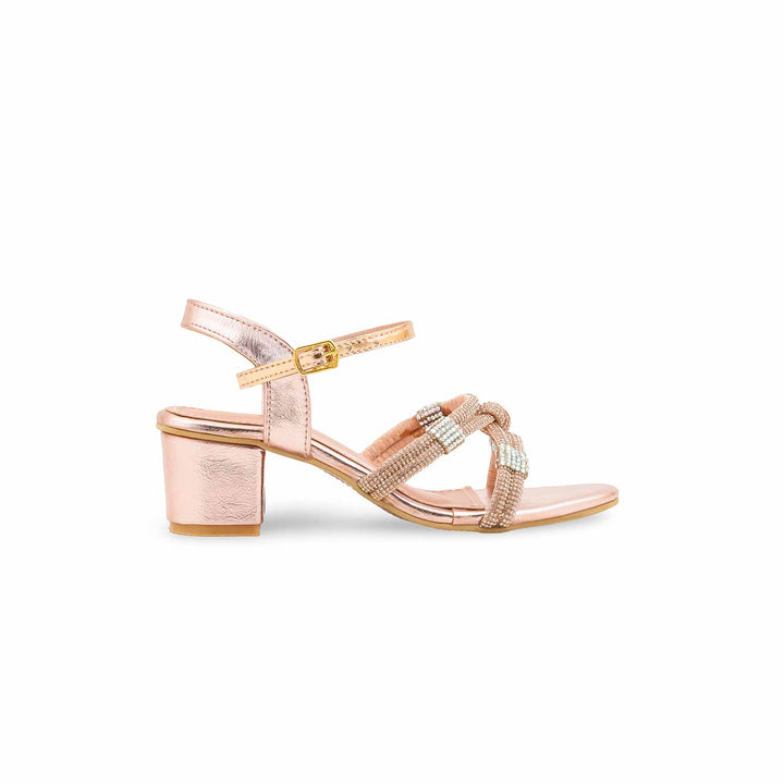 Girls Peach Fancy Sandal KD5901