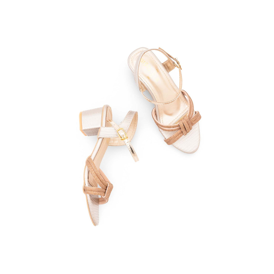 Girls Golden Fancy Sandal KD5902