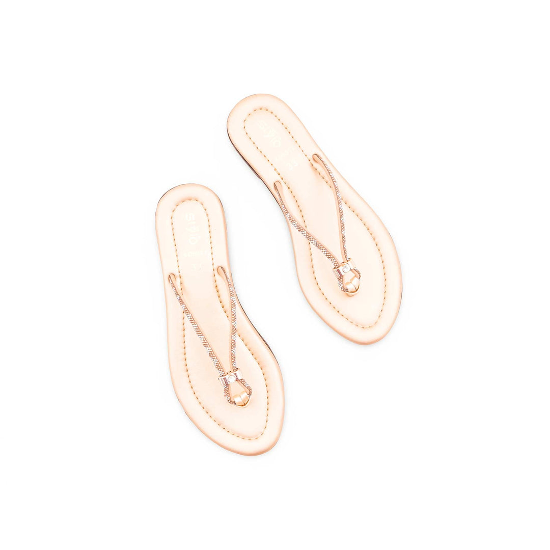 Girls Golden Fancy Slipper KD5917