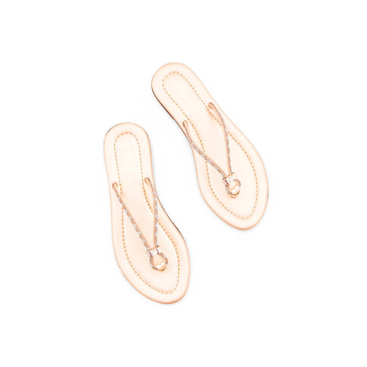 Girls Golden Fancy Slipper KD5917