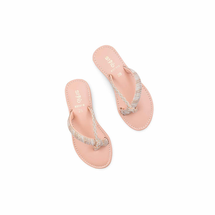 Girls Pink Fancy Slipper KD5919