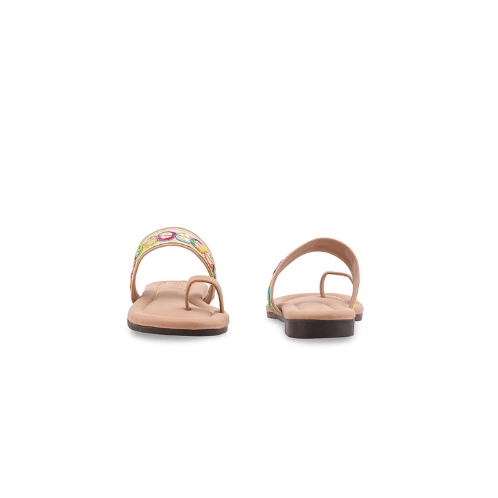 Girls Golden Casual Slipper KD5921