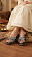Girls Black Fancy Slipper KD5924
