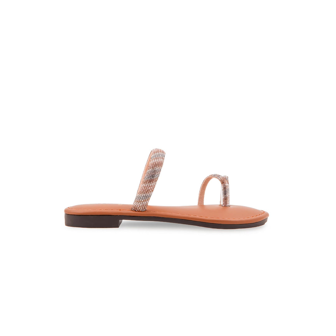 Girls Mustard Fancy Slipper KD5935