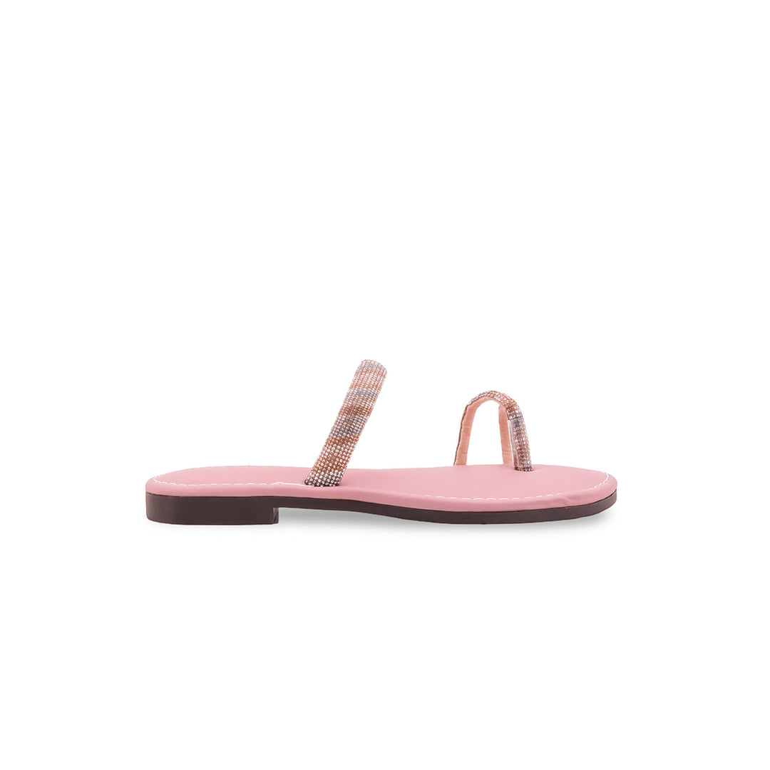 Girls Pink Fancy Slipper KD5935
