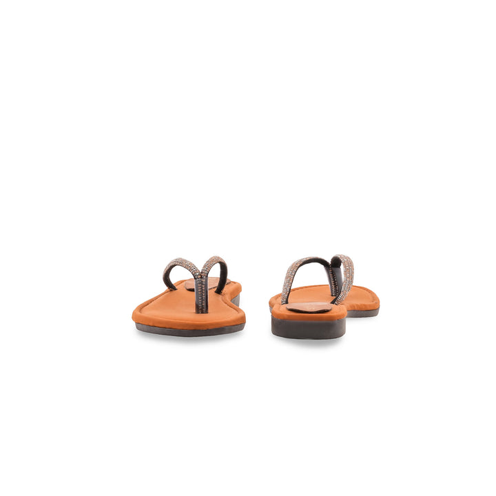 Girls Copper Fancy Slipper KD5951