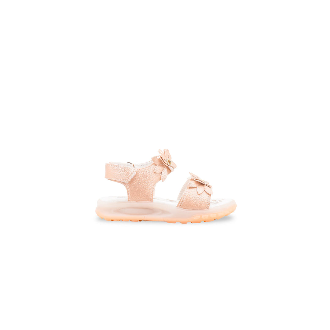 Girls Peach Formal Sandal KD5964
