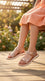 Girls Golden Formal Sandal KD5993