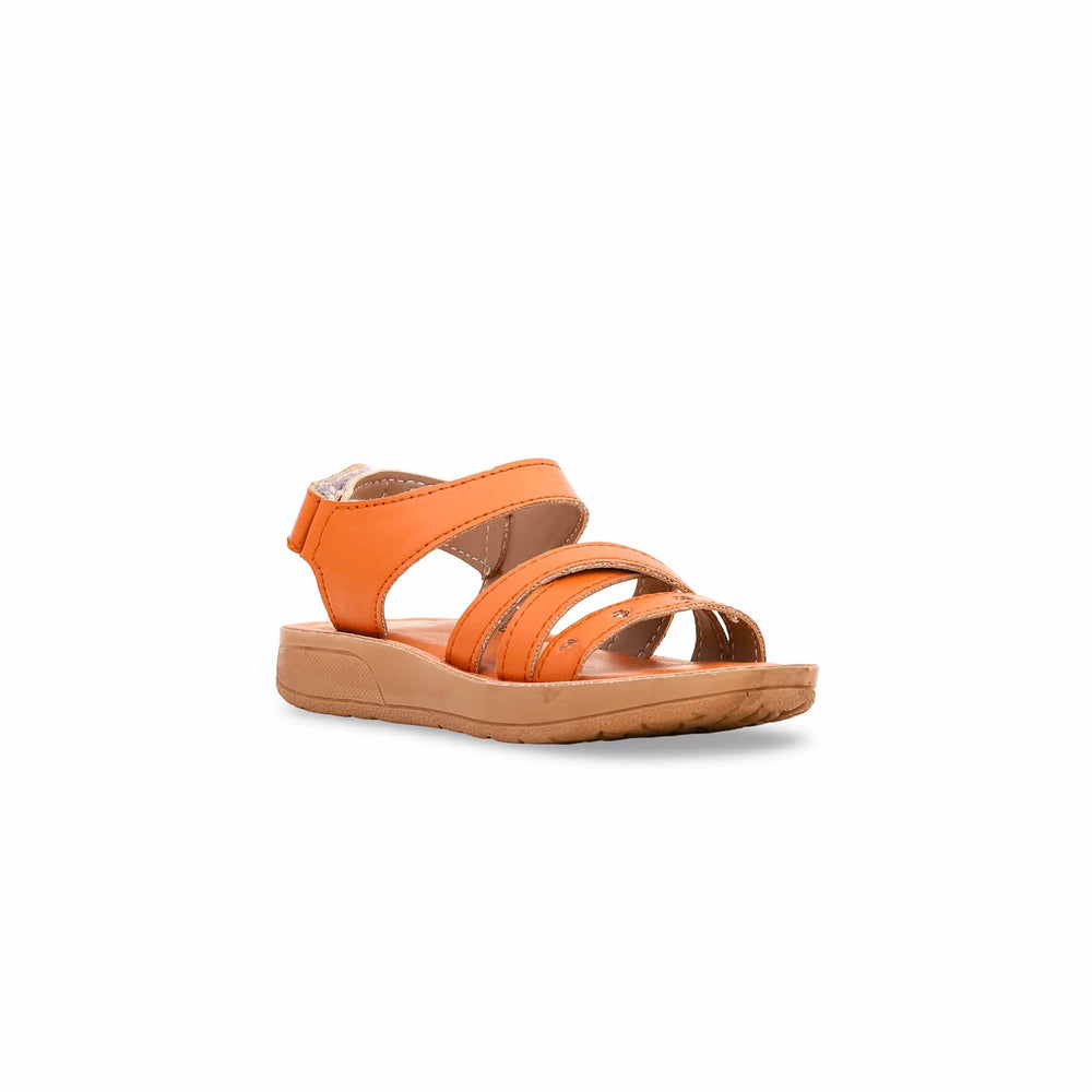 Girls Orange Casual Sandal KD7813