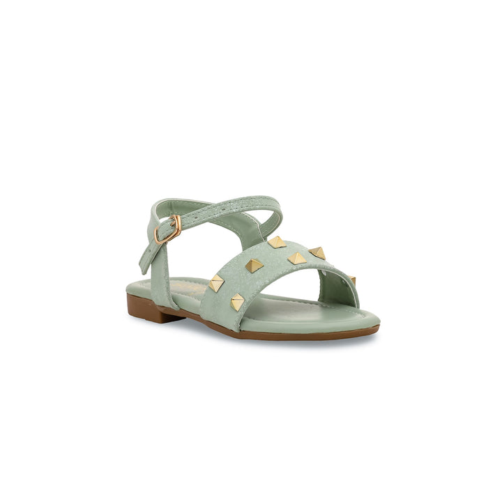 Girls Aqua Green Formal Sandal KD7832