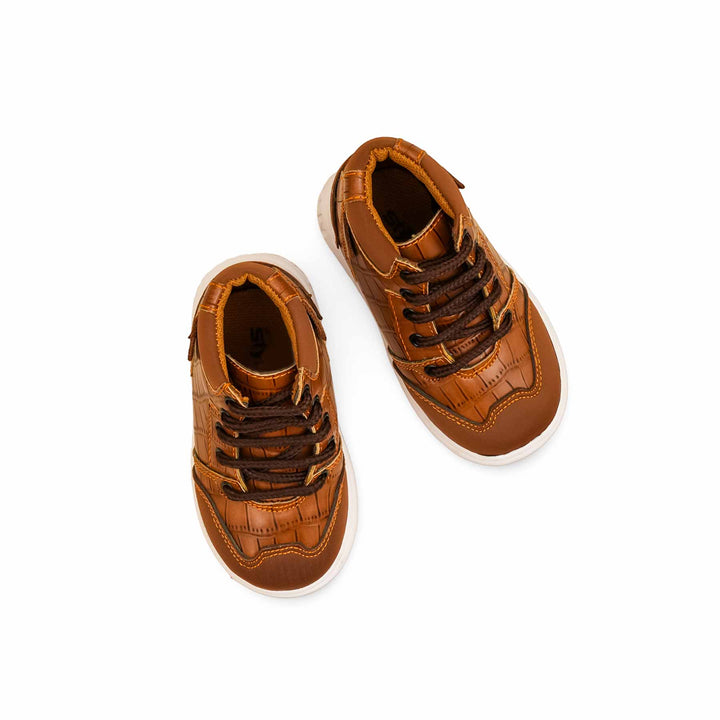 Boys Mustard Formal Long Shoes KD8081