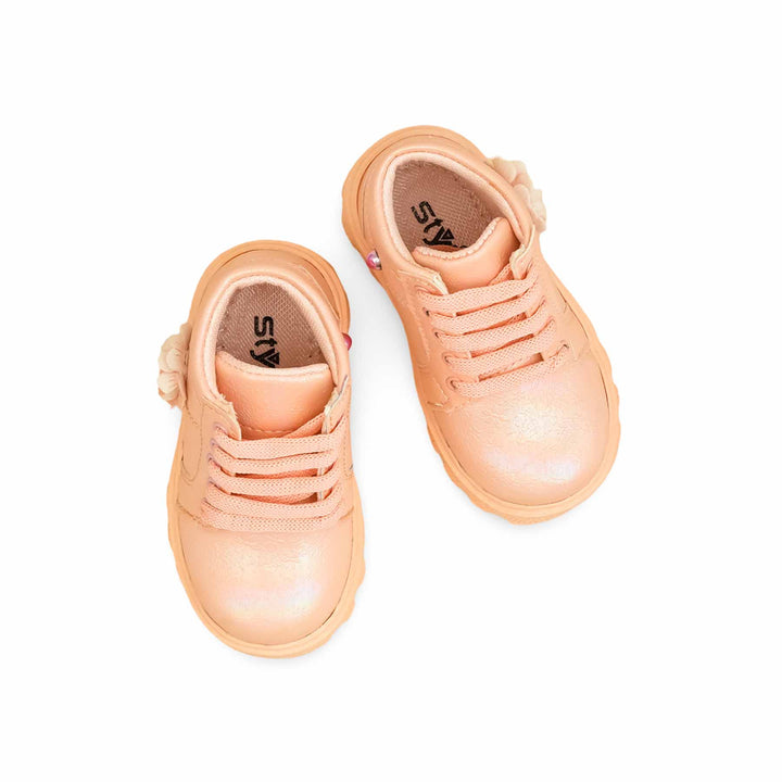 Girls Pink Casual Long Shoes KD8082