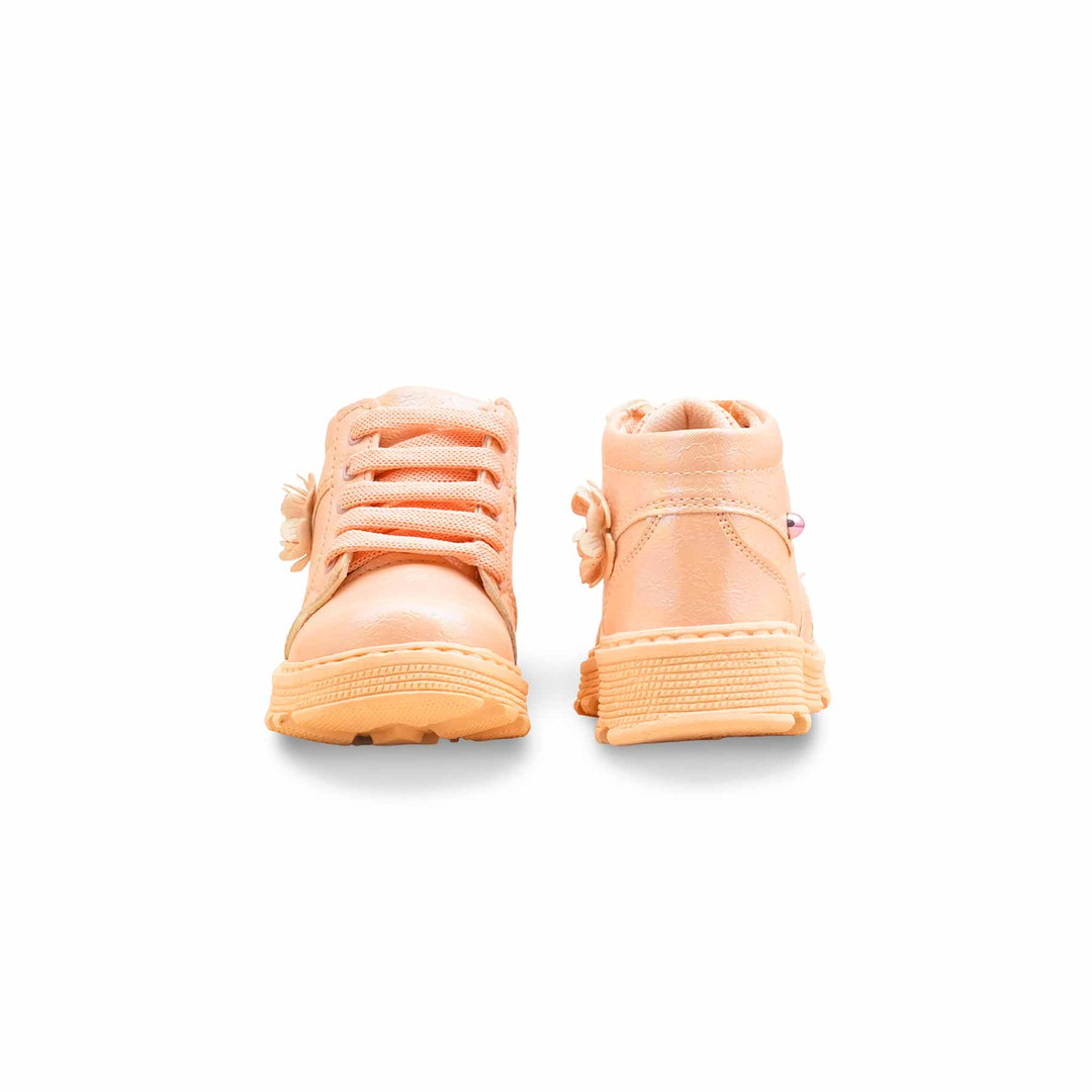 Girls Pink Casual Long Shoes KD8082