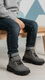Boys Grey Formal Long Shoes KD8084