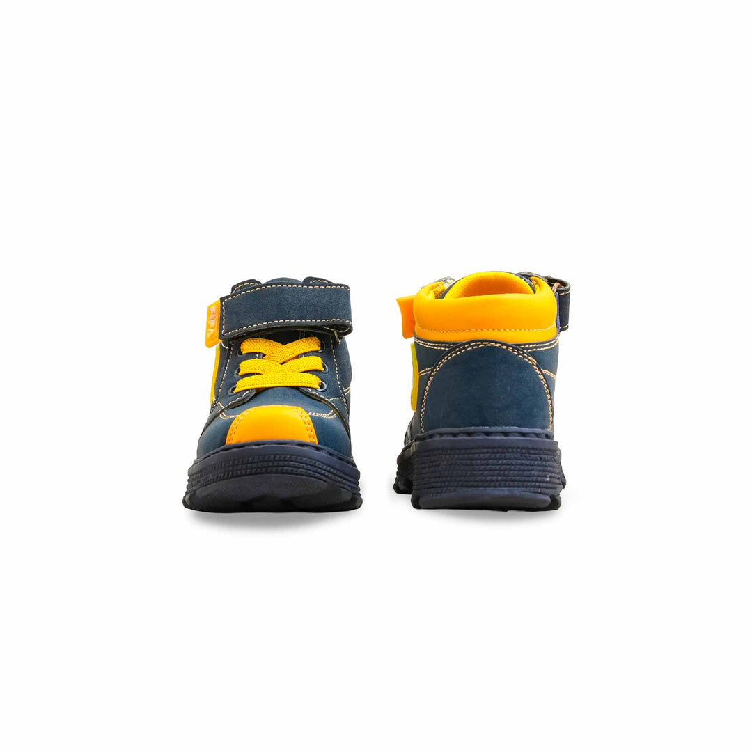 Boys Navy Formal Long Shoes KD8084