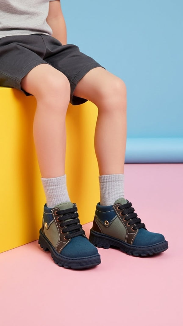 Boys Navy Formal Long Shoes KD8085