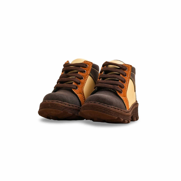 Boys Coffee Formal Long Shoes KD8085