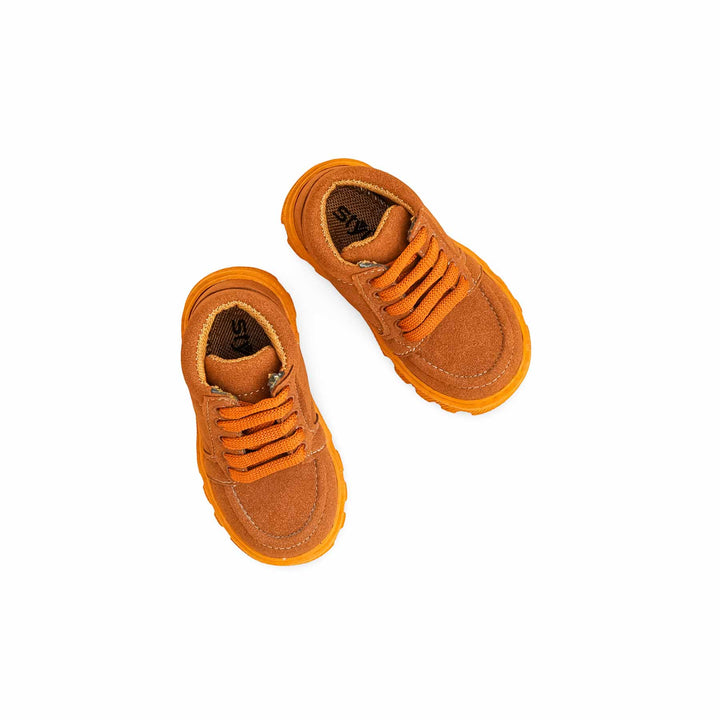 Boys Brown Formal Long Shoes KD8086