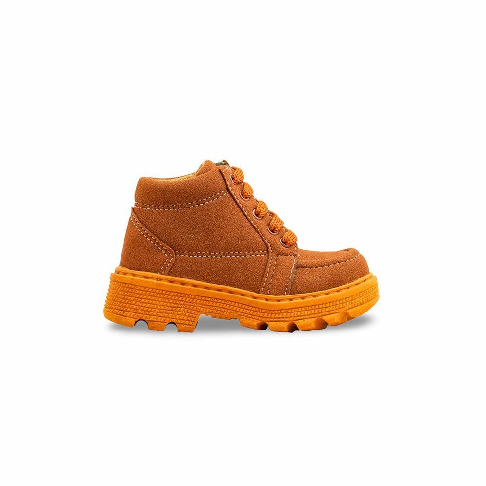Boys Brown Formal Long Shoes KD8086