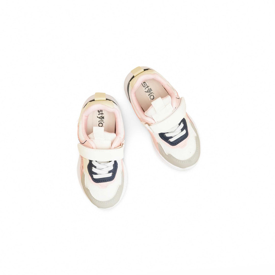 Girls Pink Casual Jogger KD8092