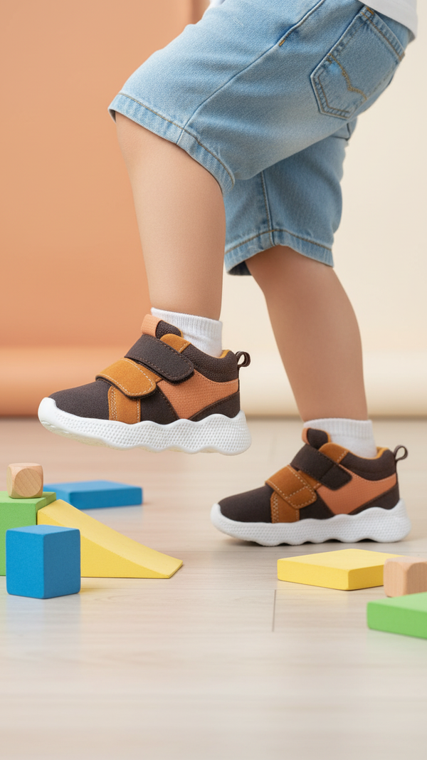 Boys Brown Casual Jogger KD8102