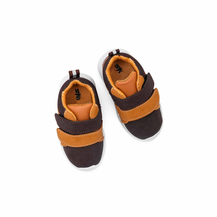 Boys Brown Casual Jogger KD8102