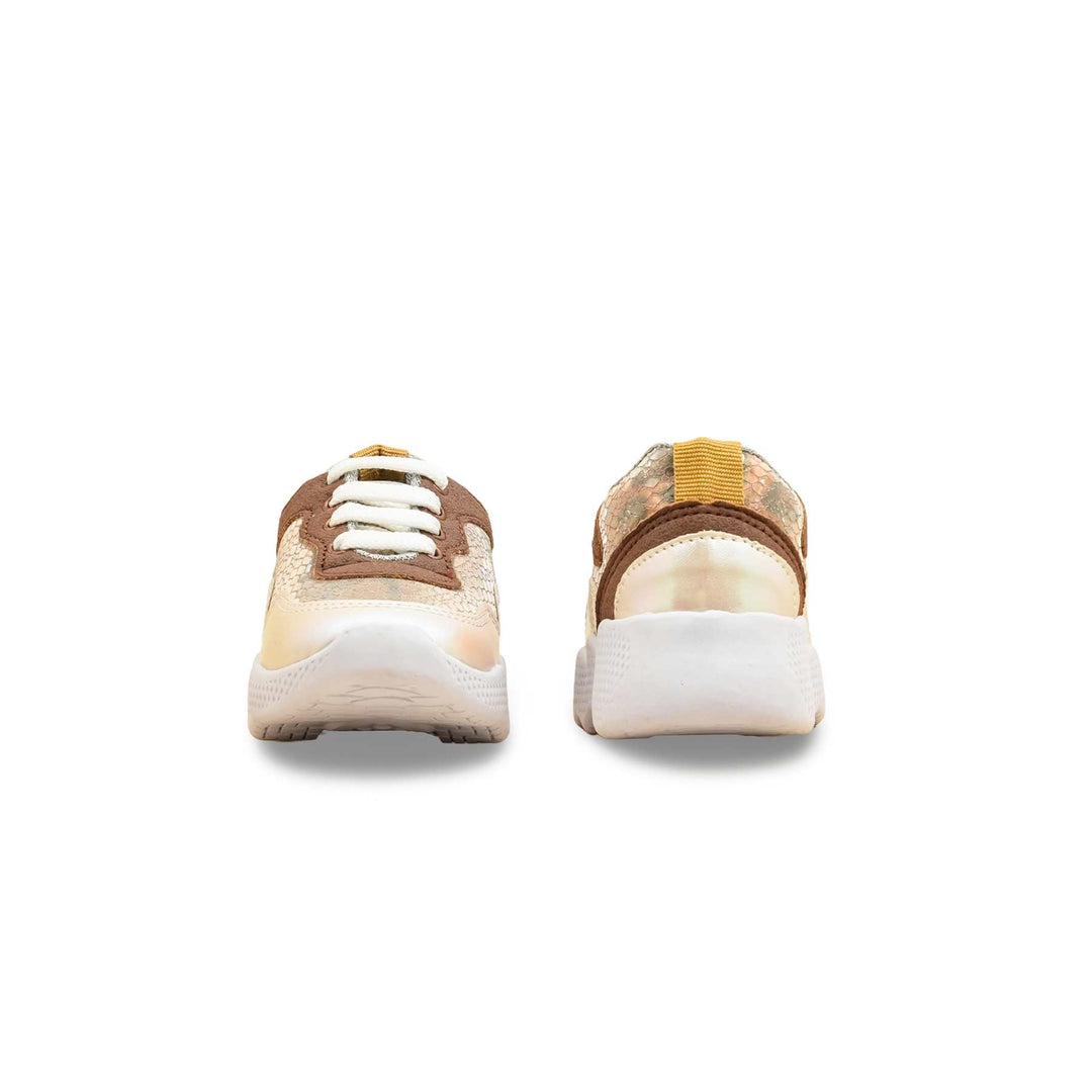 Girls Golden Casual Jogger KD8106