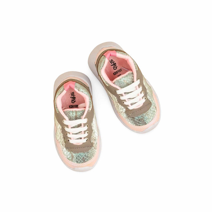 Girls Pink Casual Jogger KD8106