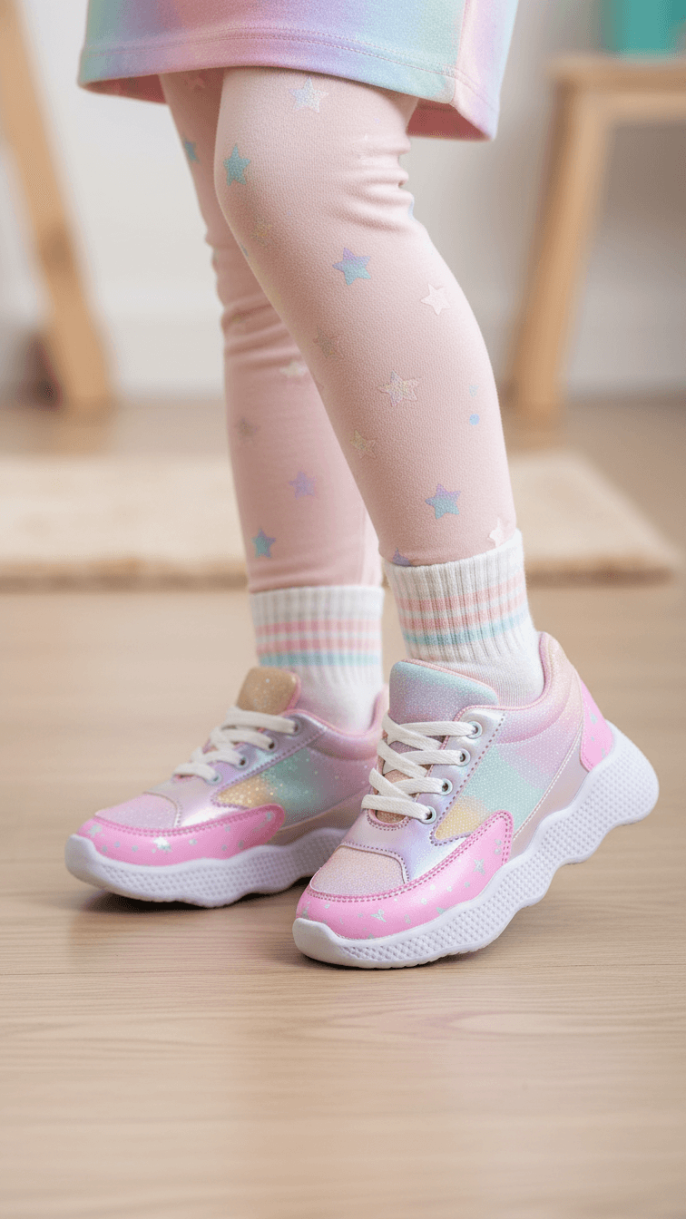 Girls Pink Casual Jogger KD8107