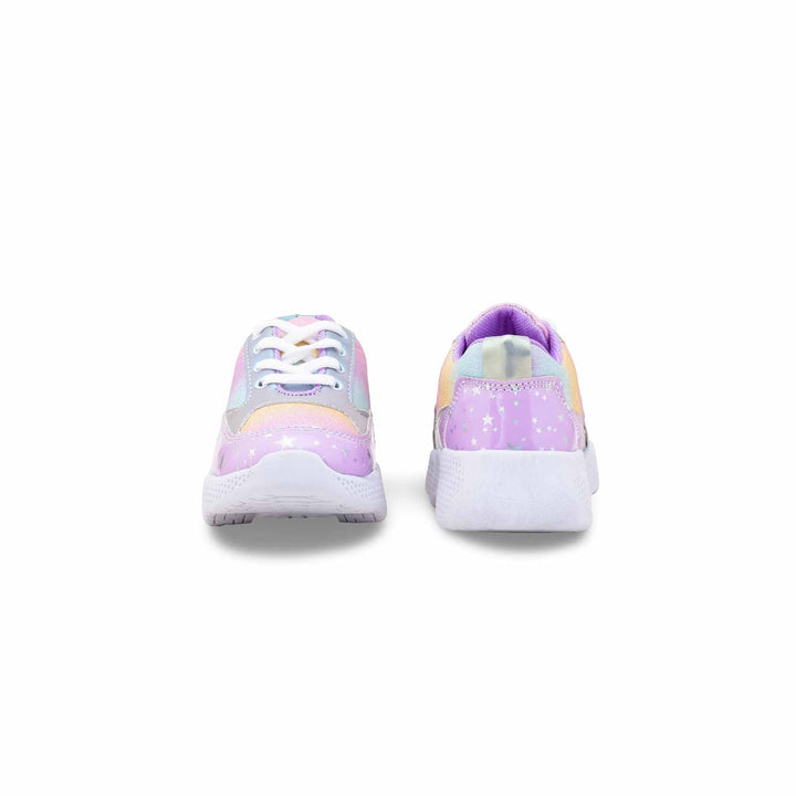 Girls Purple Casual Jogger KD8107