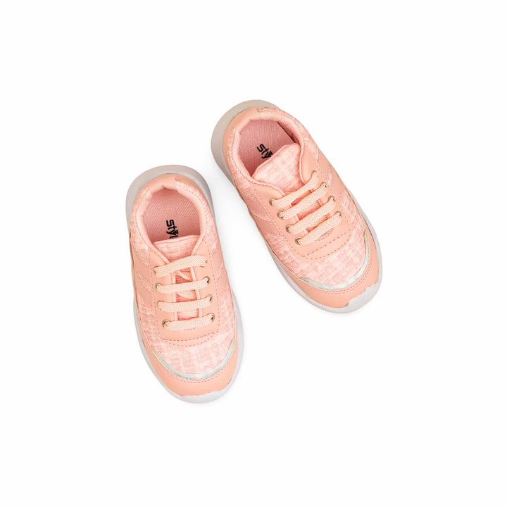 Girls Pink Casual Jogger KD8108