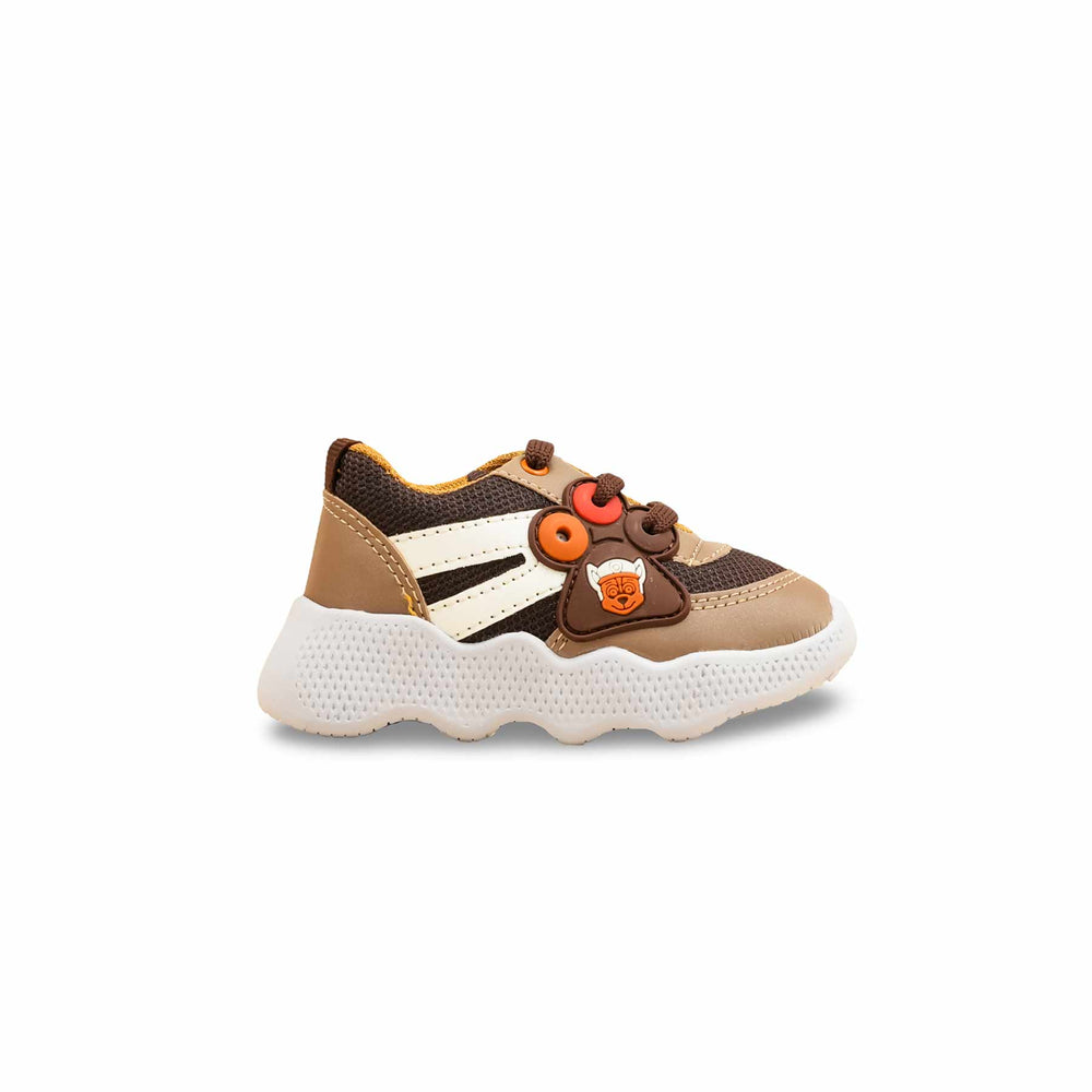 Boys Brown Casual Jogger KD8109