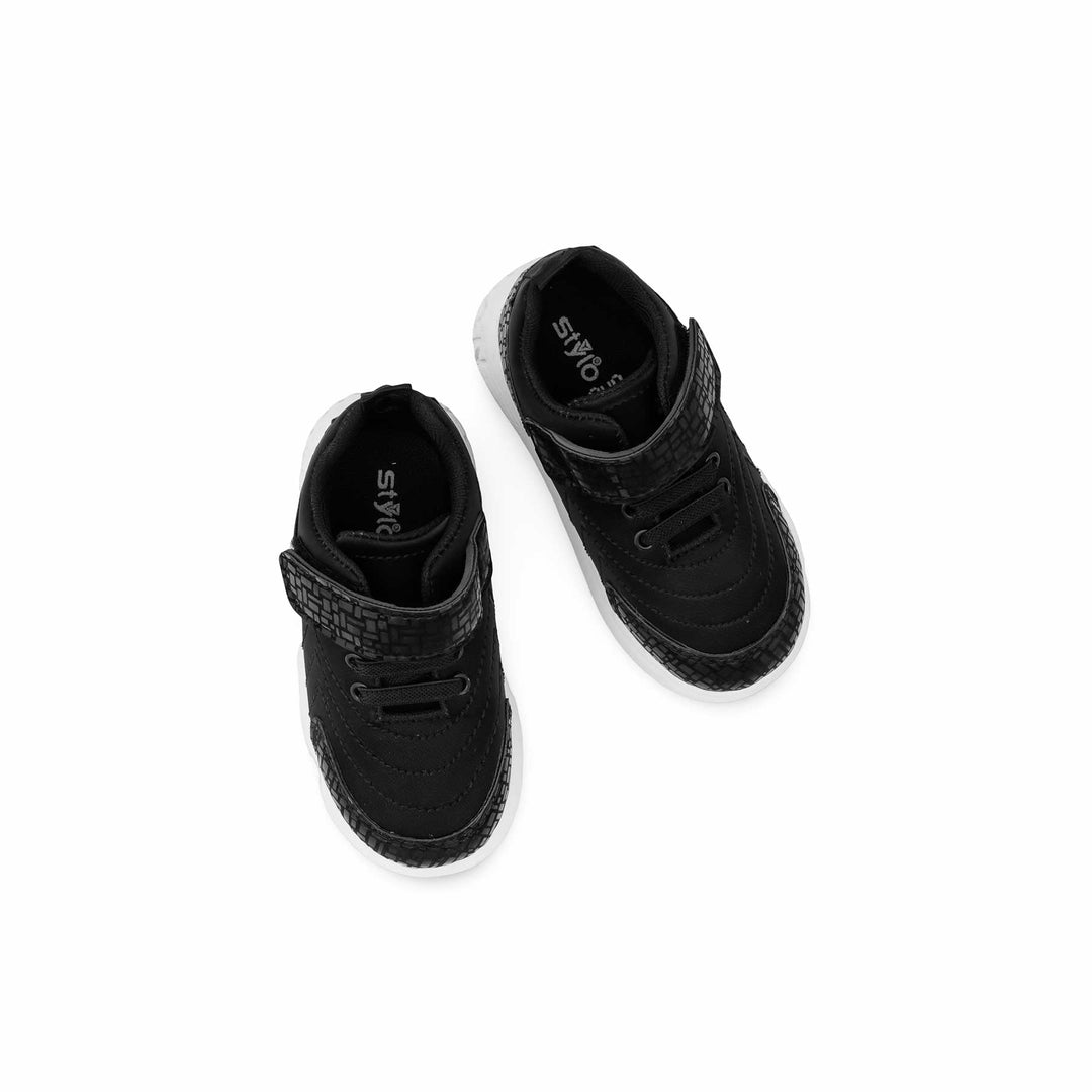 Boys Black Casual Jogger KD8110