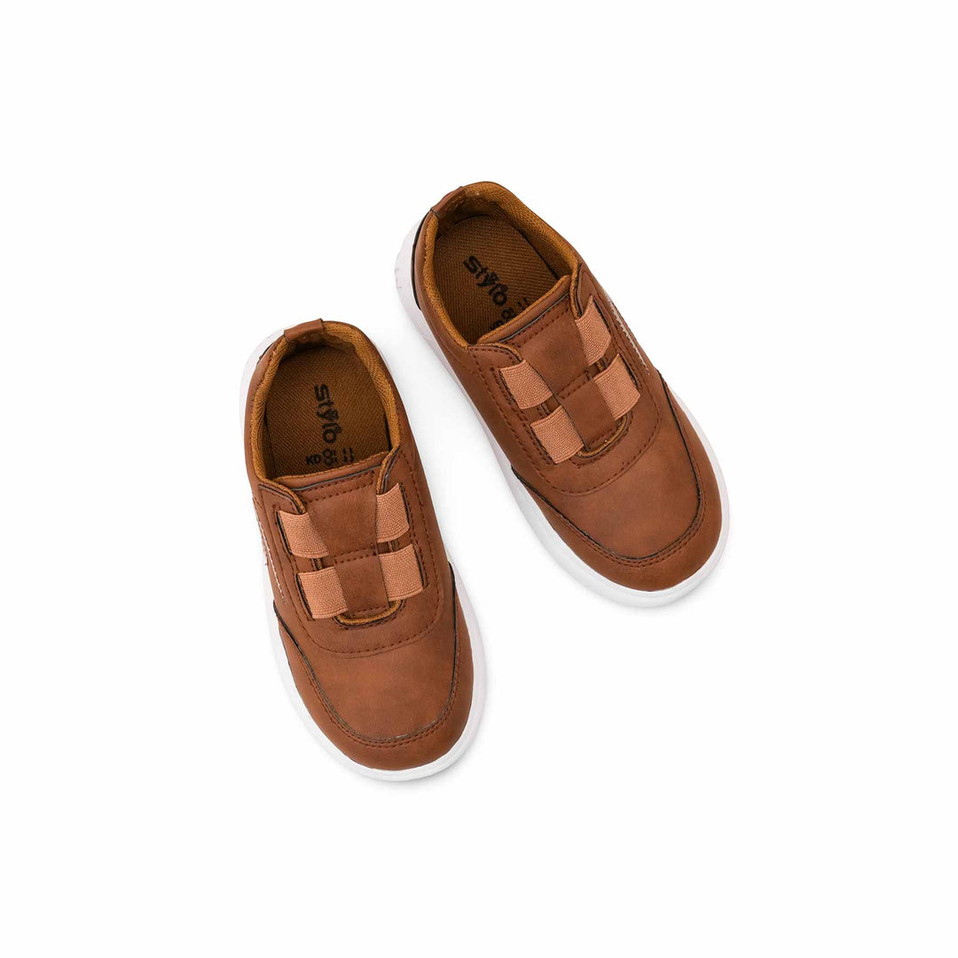 Boys Brown Casual Jogger KD8111