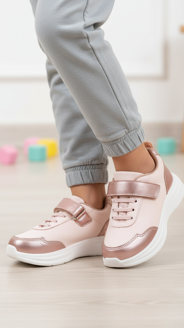 Girls Pink Casual Jogger KD8112