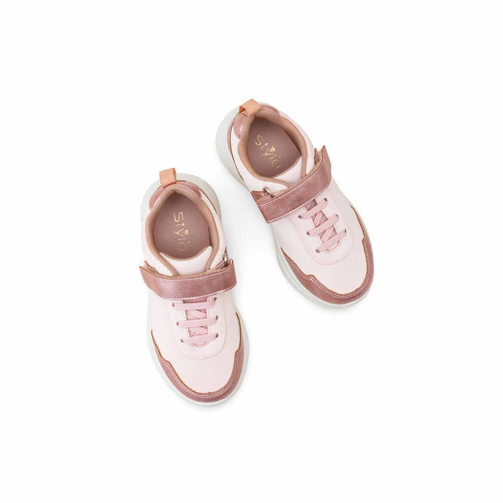 Girls Pink Casual Jogger KD8113