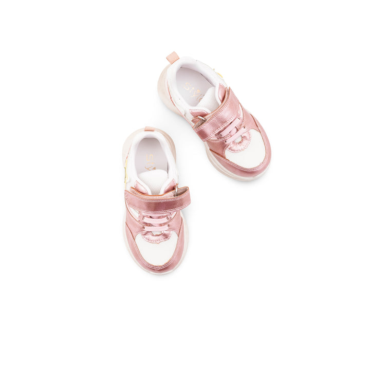 Girls Pink Casual Jogger KD8124