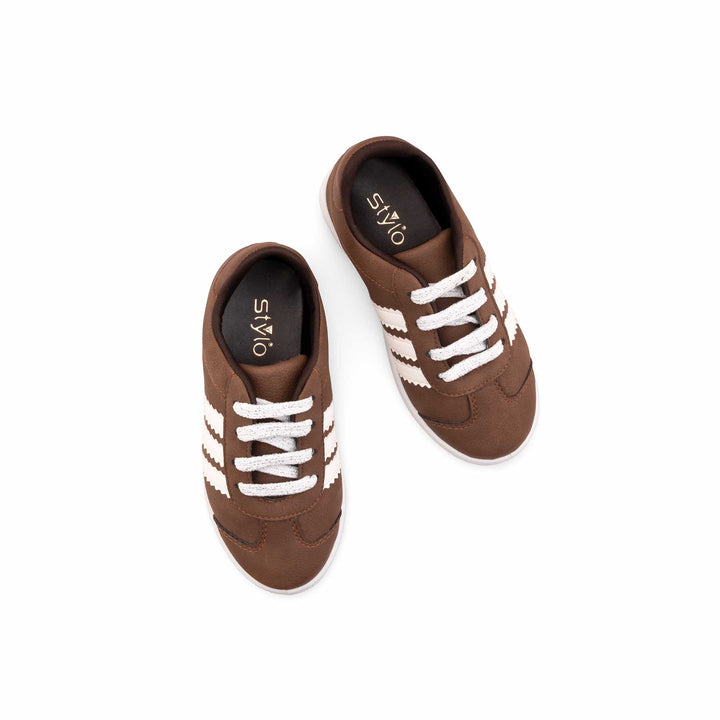 Boys Brown Casual Jogger KD8149