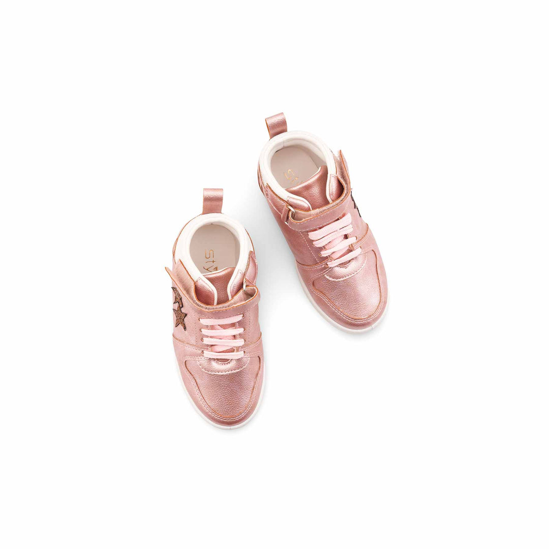 Girls Pink Casual Jogger KD8150