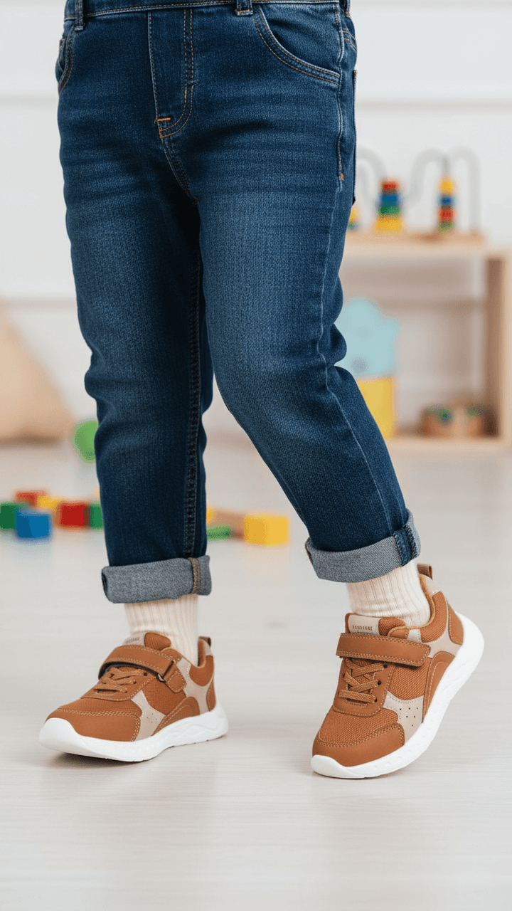 Boys Brown Casual Jogger KD8152