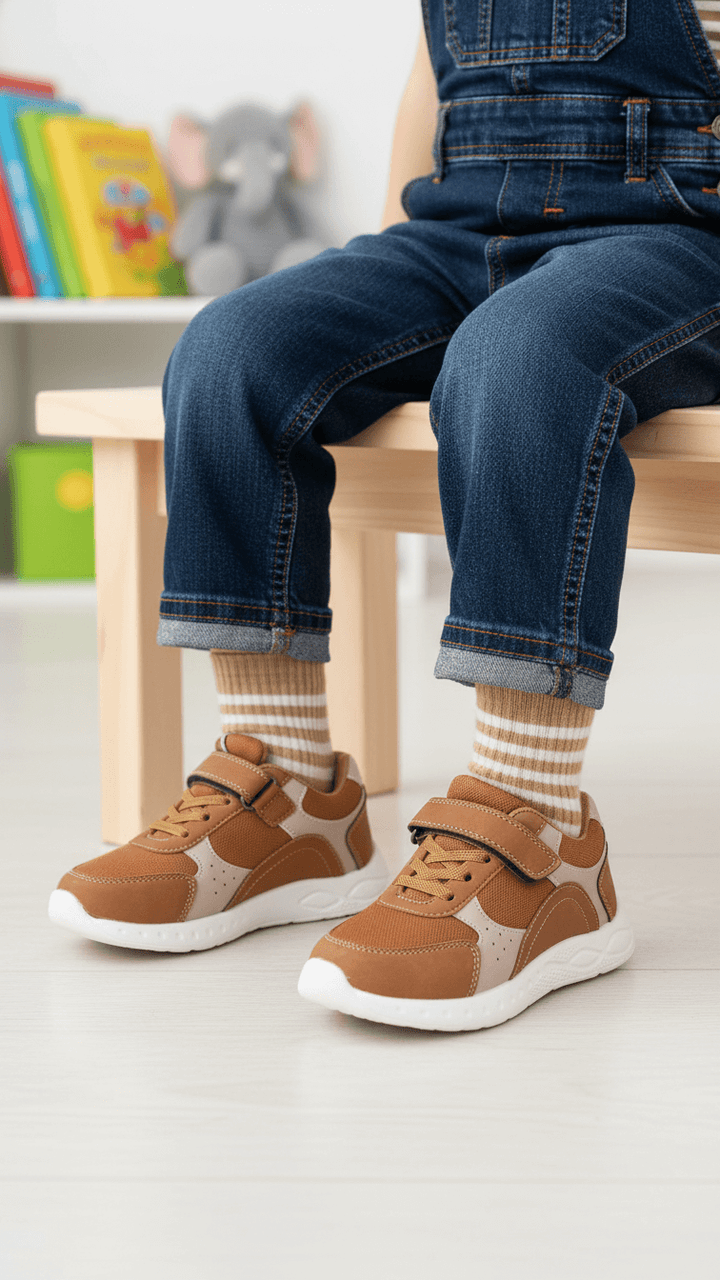 Boys Brown Casual Jogger KD8153