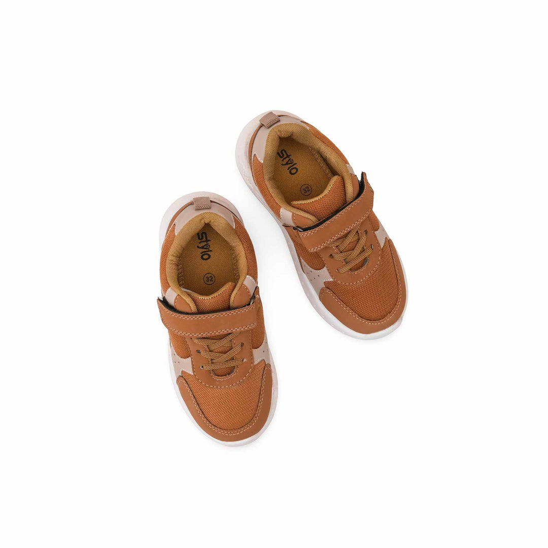 Boys Brown Casual Jogger KD8153