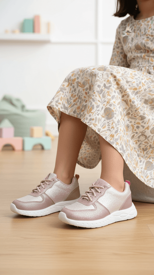 Girls Pink Casual Jogger KD8156