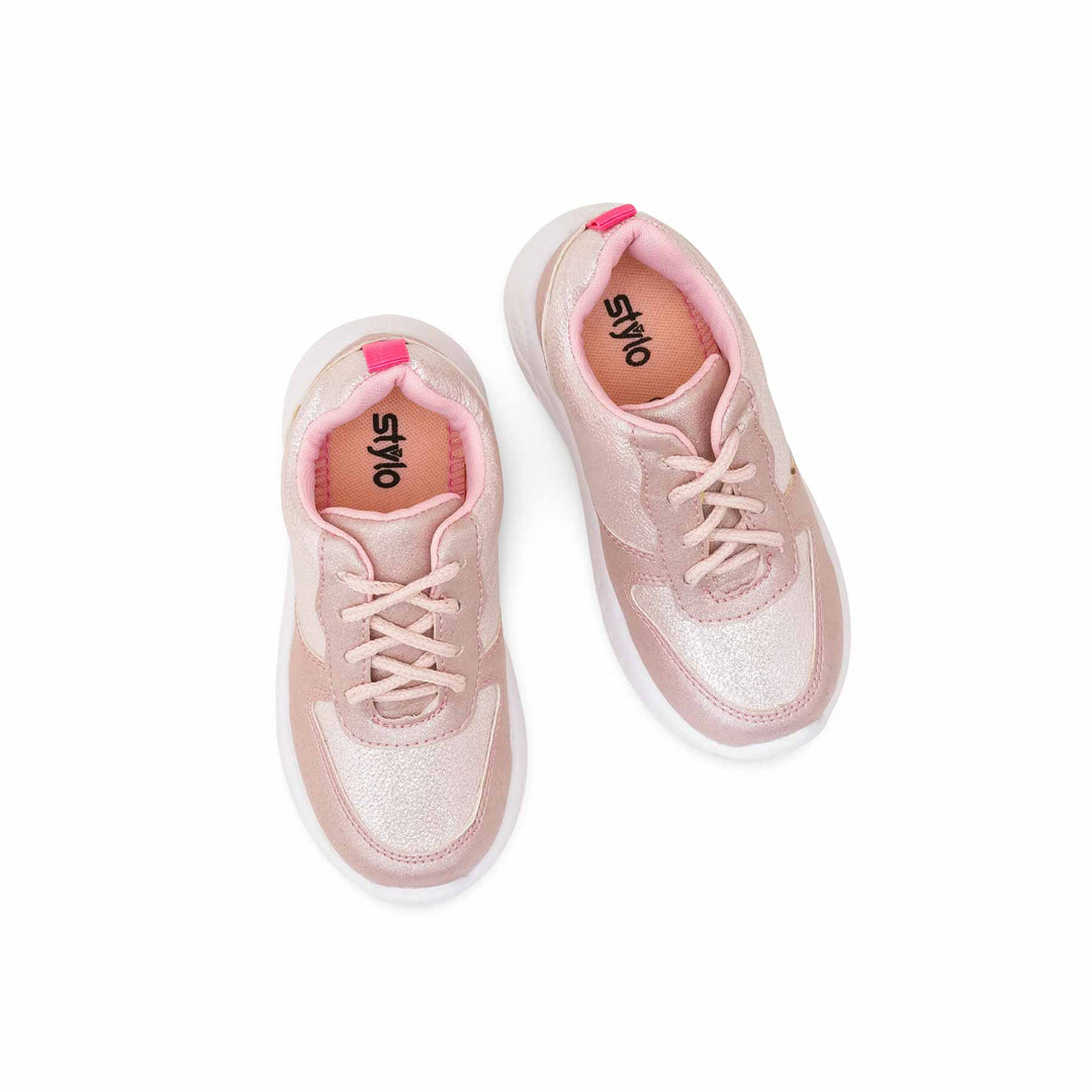 Girls Pink Casual Jogger KD8156