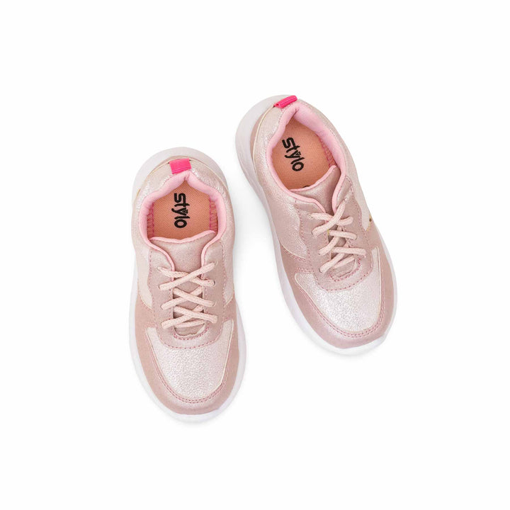 Girls Pink Casual Jogger KD8156