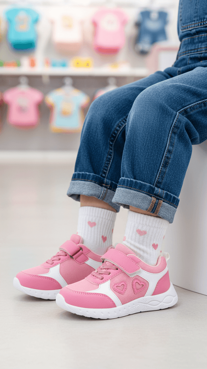 Girls Pink Casual Jogger KD8158