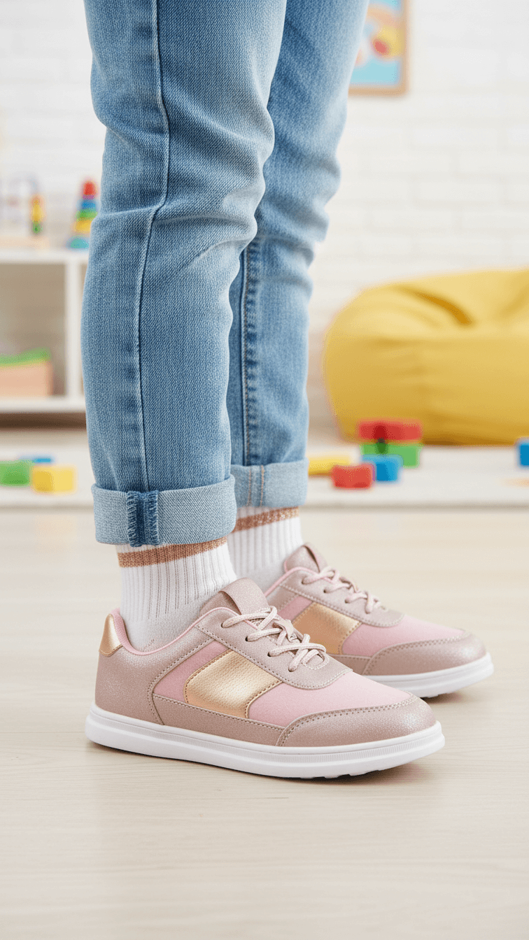 Girls Pink Casual Jogger KD8160